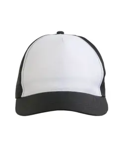 Cappellino in poliestere, 5 pannelli, regolazione a velcro