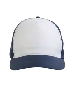 Cappellino in poliestere, 5 pannelli, regolazione a velcro
