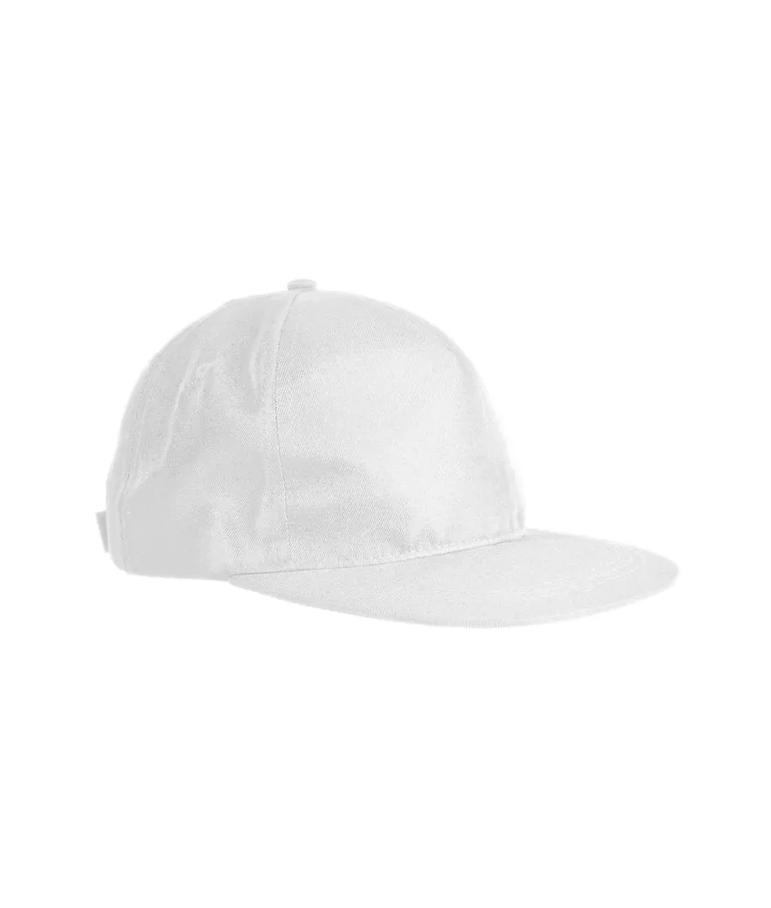 50 pezzi Cappellino in poliestere, 5 pannelli, visiera piatta