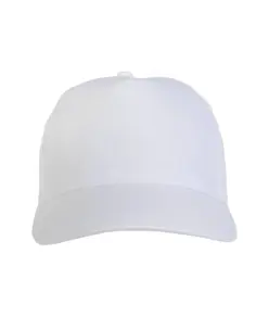Cappellino in RPET, 5 pannelli con anellini ricamati
