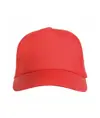 Cappellino in RPET, 5 pannelli con anellini ricamati