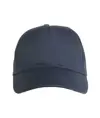 Cappellino in RPET, 5 pannelli con anellini ricamati