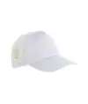 Cappellino in RPET, 5 pannelli con anellini ricamati