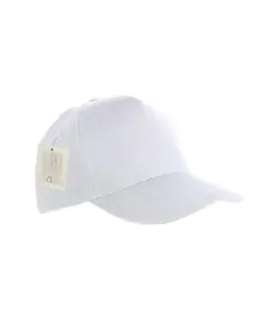 Cappellino in RPET, 5 pannelli con anellini ricamati