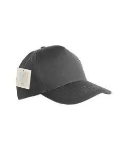 Cappellino in RPET, 5 pannelli con anellini ricamati