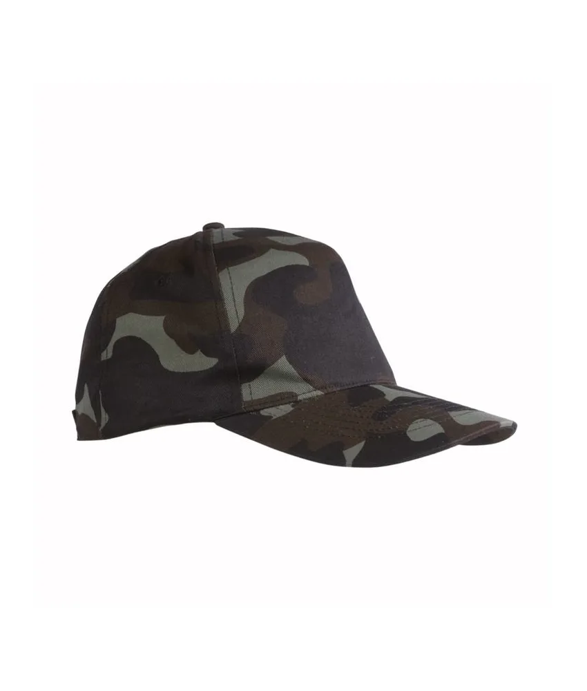 50 pezzi Cappellino mimetico in cotone, 5 pannelli