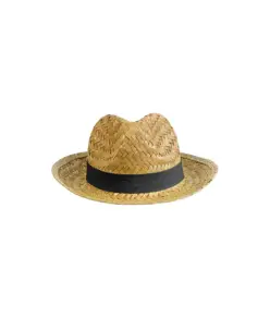 Cappello in paglia con fascia elastica 2,5 cm applicabile e personalizzabile