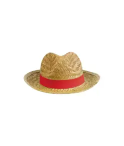 Cappello in paglia con fascia elastica 2,5 cm applicabile e personalizzabile