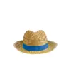 Cappello in paglia con fascia elastica 2,5 cm applicabile e personalizzabile