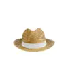 Cappello in paglia con fascia elastica 2,5 cm applicabile e personalizzabile
