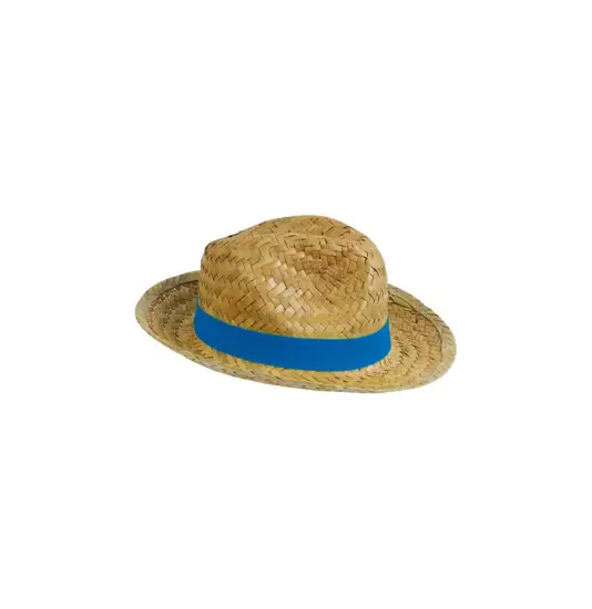 Cappello in paglia con fascia elastica 2,5 cm applicabile e personalizzabile
