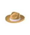 Cappello in paglia con fascia elastica 3 cm applicabile e personalizzabile