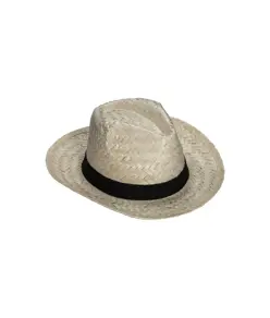 Cappello in paglia con fascia elastica da 3 cm personalizzabile