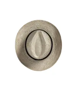 Cappello in paglia con fascia elastica da 3 cm personalizzabile
