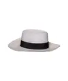 Cappello in paglia di carta con fascia elastica 3 cm applicabile e personalizzabile
