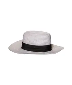 Cappello in paglia di carta con fascia elastica 3 cm applicabile e personalizzabile