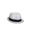 Cappello in paglia di carta con fascia elastica 3 cm applicabile e personalizzabile