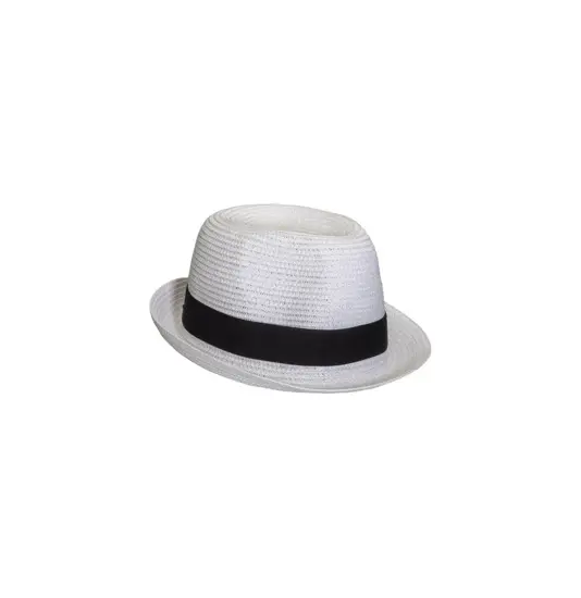 Cappello in paglia di carta con fascia elastica 3 cm applicabile e personalizzabile