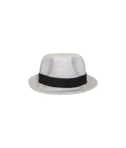 Cappello in paglia di carta con fascia elastica 3 cm applicabile e personalizzabile