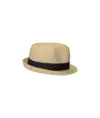 Cappello in paglia di carta con fascia elastica 3 cm applicabile e personalizzabile