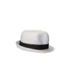 Cappello in paglia di carta con fascia elastica 3 cm applicabile e personalizzabile