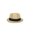 Cappello in paglia di carta con fascia elastica 3 cm applicabile e personalizzabile