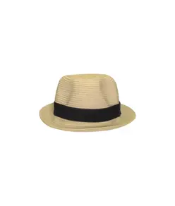 Cappello in paglia di carta con fascia elastica 3 cm applicabile e personalizzabile