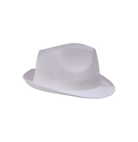 Cappello in poliestere con fascia elastica 2,5 cm applicabile e personalizzabile