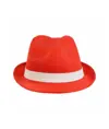 Cappello in poliestere con fascia elastica 2,5 cm applicabile e personalizzabile
