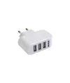 Caricatore multi-porta USB da parete ,in plastica con tre ingressi