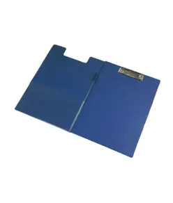 Cartella in plastica con Portablocco A4, con molla e portapenna