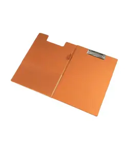 Cartella in plastica con Portablocco A4, con molla e portapenna