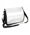 Cartella in poliestere 600D con tracolla regolabile e patta in PVC lucido