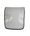 Cartella in poliestere 600D con tracolla regolabile e patta in PVC lucido