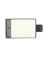 Cartella porta blocco A5 in R-PET con magnete di chiusura che si illumina personalizzabile