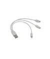 Cavo adattatore Micro USB/Lighting/Type C