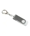Chiavetta girevole USB 4Gb ABS gommata/Metallo  Possibilità di import su richiesta a parti