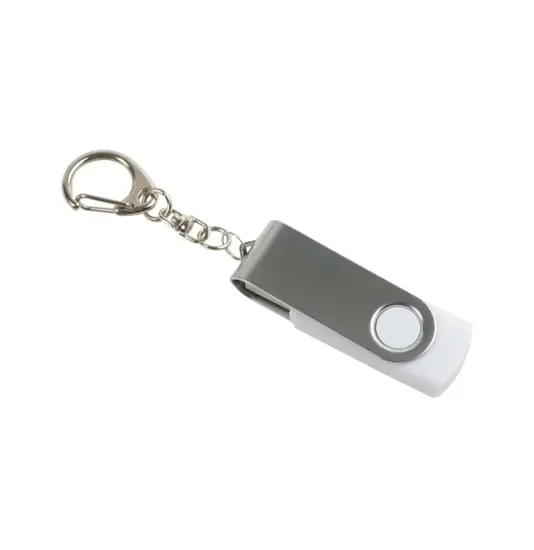 Chiavetta girevole USB 4Gb ABS gommata/Metallo  Possibilità di import su richiesta a parti