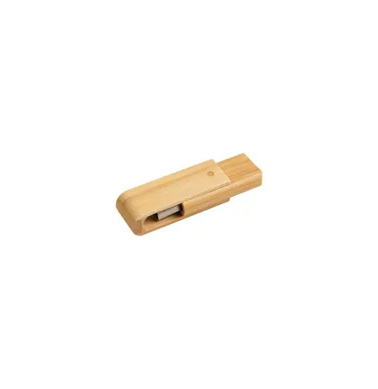 Chiavetta girevole USB 4Gb in bamboo. Possibilità di import su richiesta