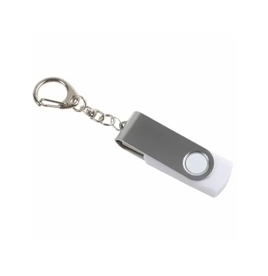 Chiavetta girevole USB 8Gb ABS gommata/Metallo Possibilità di import su richiesta