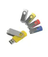 Chiavetta girevole USB 8Gb ABS gommata/Metallo Possibilità di import su richiesta