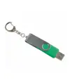 Chiavetta girevole USB 8Gb ABS gommata/Metallo Possibilità di import su richiesta