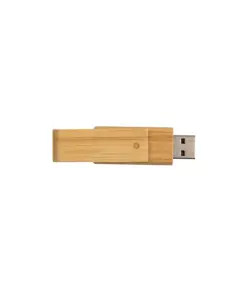Chiavetta girevole USB 8Gb in bamboo. Possibilità di import su richiesta