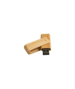 Chiavetta girevole USB 8Gb in bamboo. Possibilità di import su richiesta