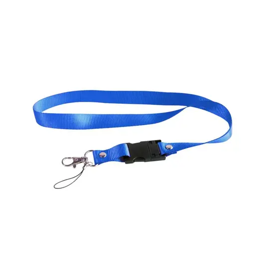Chiavetta USB 4 Gb con nastro da collo e moschettone. Possibilità di import su richiesta
