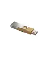 Chiavetta USB 4 Gb girevole in Bambù/Metallo