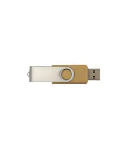 Chiavetta USB 4 Gb girevole in Bambù/Metallo