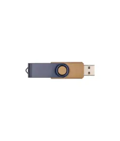 Chiavetta USB 4 Gb girevole in paglia di grano