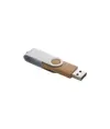 Chiavetta USB 4 Gb girevole in paglia di grano
