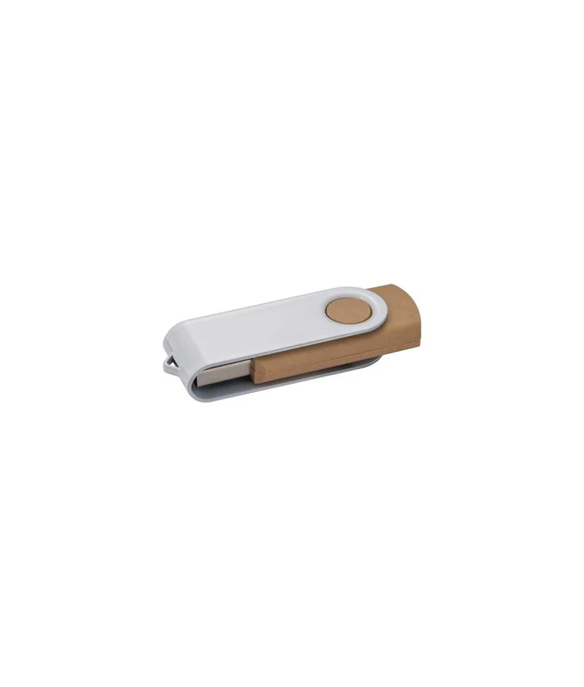25 pezzi Chiavetta USB 4 Gb girevole in paglia di grano